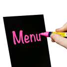 Colourful liquid chalk board pens for easy displays