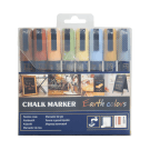 Earth Colours Liquid Chalk Pen Packs with 8 pens