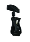Large Angled Ticket Holder Clip in Black Plastic