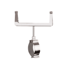 Clip on clothes rail card holder