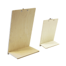 Wooden clip boards with bulldog clip