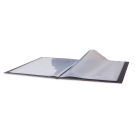 The clear plastic sleeves fit under the elasticated spine of our CMC menu covers