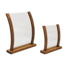 Curved Wooden Menu Sign Holder in A4 and A5 sizes