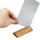 Cork Base Sign Holder with slide-in acrylic poster holder
