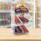Display tempting products on countertops