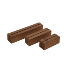 Wooden Base in 10.5cm, 14.8cm and 21cm lengths