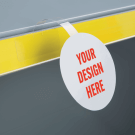 Data Strip Wobblers with optional custom prints