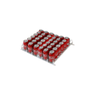 6 can pusher rows for standard 330ml and 500ml can sizes