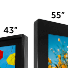 Dgital signage stand in 43 and 55 inches