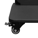 Add braking wheels to the base of your unit