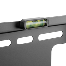 Wall mounting brackets for 43" - 55" screens with built-in spirit level