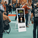 Digital A Boards are great for events and exhibitions