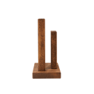 A5 Duo Wooden Table Menu Holderside view
