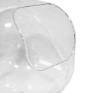 Plastic dump bin for countertops