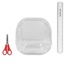 Clear retail display bin for countertops
