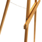 Easel close up (natural wood)