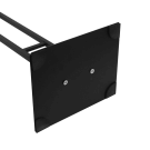Rubber feet for anti-slip stability on the base of the metal easel