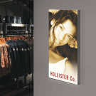 Fabric Tension System Lightbox, printed banner optional