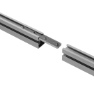 Slot the split frame together with the supplied metal bracket