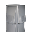 A4 revolving four sided leaflet holder
