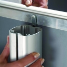This A1 poster snap frame easily mounts onto a 2 or 4 channel pole