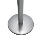 Weighted aluminium base with 2 channel pole for modular displays