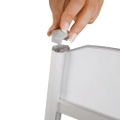 End caps for the Angled Brochure Stand A4