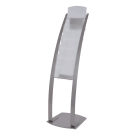 Freestanding Magazine Display Stand with 6 x A4 tiers