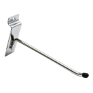 Single prong slatwall hook 6mm diameter wire