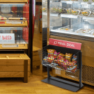 Wire Dump Bin Merchandiser - ideal for use as crisp display baskets