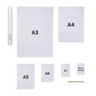 Flexible display wallets in various sizes