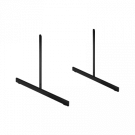 Black Standard T Legs For Grid Mesh x 2