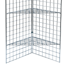 Gridwall Mesh Corner Shelf