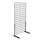 Grid mesh panel L legs provide stability for your single sided displays