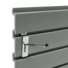 Ensure you install the lightweight slatwall panels the correct way up