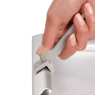 Snap Frame Lever Tool for opening tamper-resistant frames