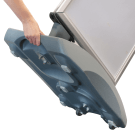 Display Board Sign with pull handle and wheels