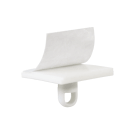 Square hanging buttons with adhesive backing