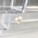 Plastic push rivets for POS, 2 part expansion rivet fit