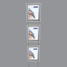 LED Cable Kit Window Display with LED light pockets