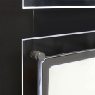 LED illuminated cable poster display kit for stunning window displays