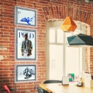 Wall mounts for LED Cable Poster Display Kits