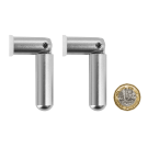 Pack of 2 wall mount fixings for our LED cable display kit