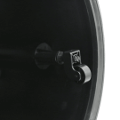 The step stools have retractable safety castors and a rubberised base
