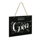 Landscape hanging blackboard with rope