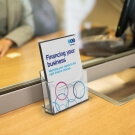 Multipurpose leaflet holder suitable for countertops
