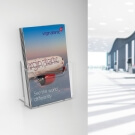 Multipurpose leaflet holders - A4 and A5 suitable for wall fixing