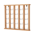 Wall Mounted Wooden Card Holder Rack