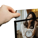 Your posters slide in and out of the LED sign holder easily