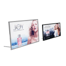 Super Slim LED Light Box in a landscape display